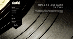 Desktop Screenshot of blacklistent.com