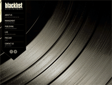 Tablet Screenshot of blacklistent.com